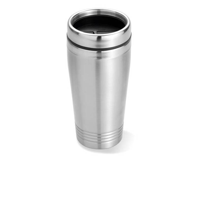 Cestovný hrnček z nerezovej ocele s dvojitou stenou Cestovný hrnček z nerezovej ocele s dvojitou stenou